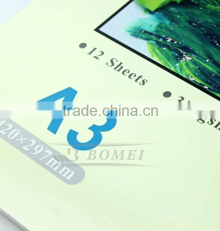 A3 oil painting pad canvas pad