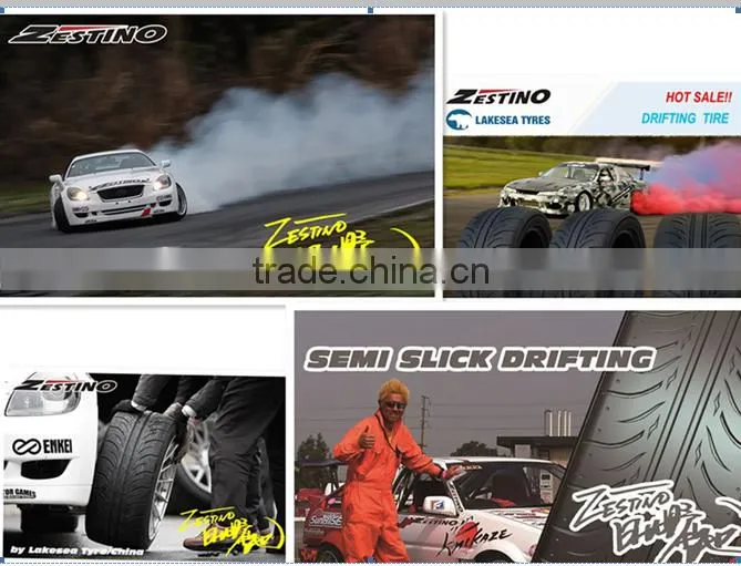 245/40ZR17 drift tyre street legal high grip and smoke Zestino brand