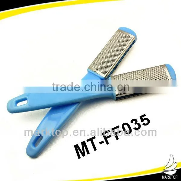 Pink detachable long handle metal callus file