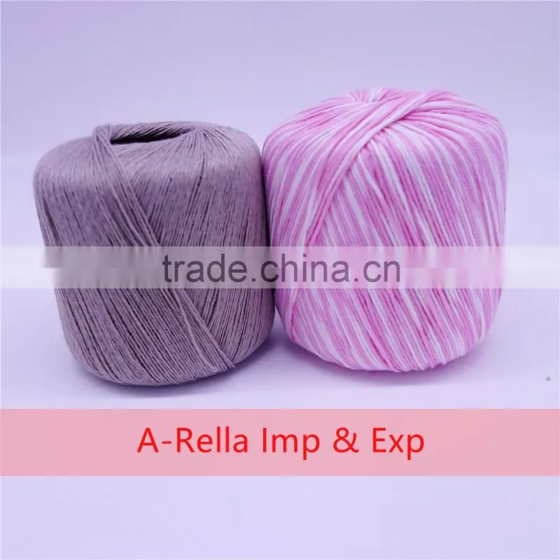 50%cotton +50% acrylic yarn blend yarn dyed 50g/ball knitting yarnyarn for knitting by hand