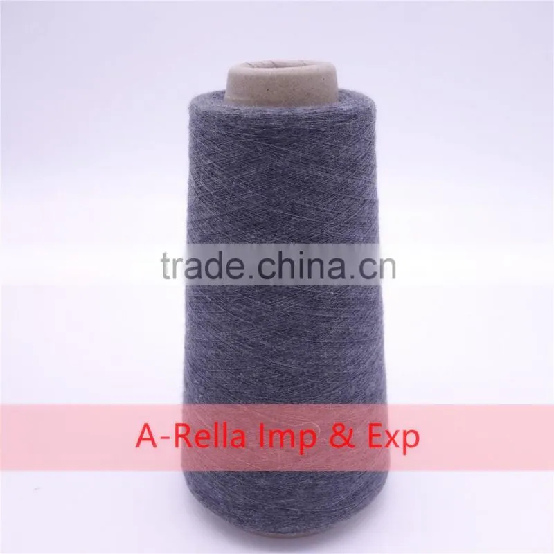 nep yarn gray yarn 5# 32S/1 in cone knitting yarn 100% polyester