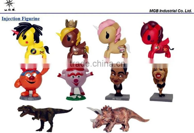 rotocasting vinyl toys,flocking animal toys