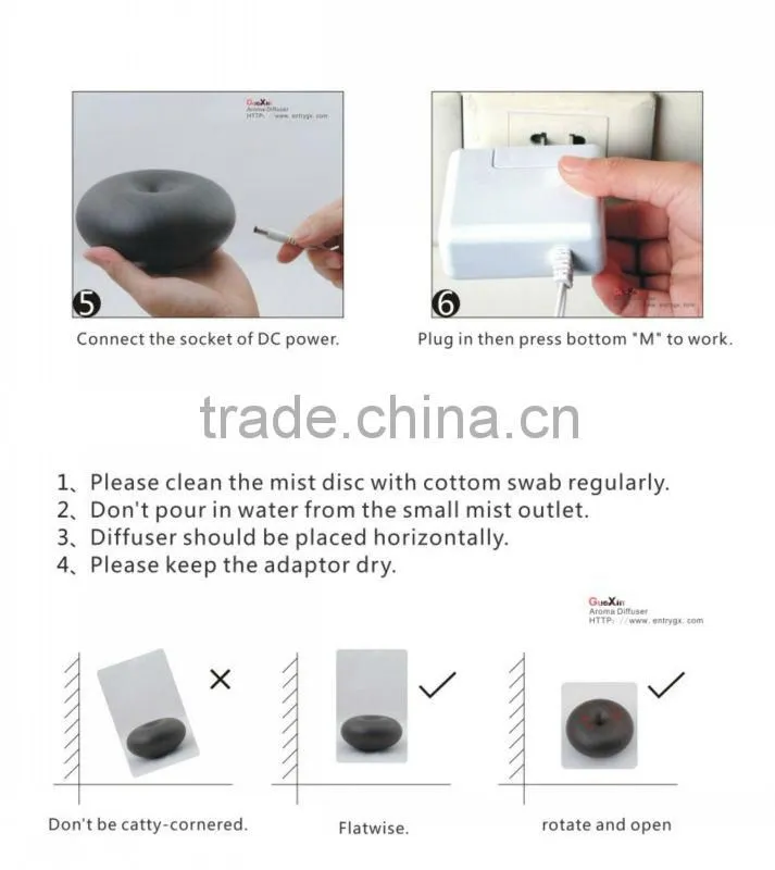 More stylish than lotus diffuser is GUOXIN ultrasonic humidifier