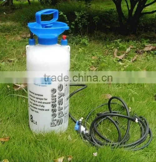 8L Camp outdoor manual sprayer nozzle, mini plant cool misting system Summer USE