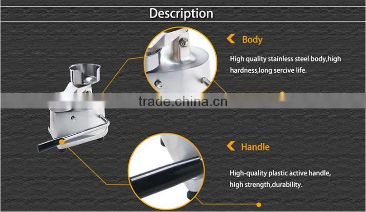 2016 Hot Selling Manual Hamburger Machine With CE Approved