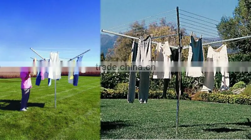 Ultra-Heavy Duty Aluminium Outdoor Rotary Retractable Clothes Line