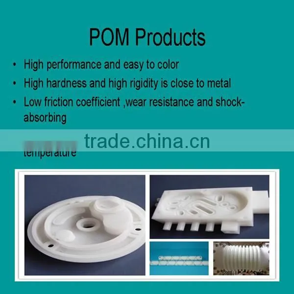high corrosion plastic Delrin wear POM black rod