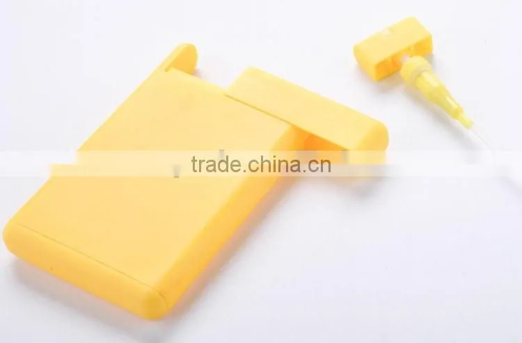 Fancy 20ml card shape easy carry perfume bottle