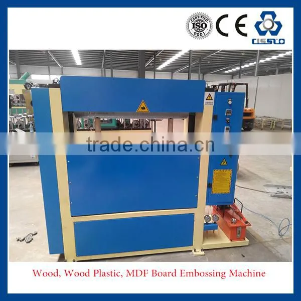 CE STANDARD GOOD PERFORMANCE WPC EMBOSSING MACHINE, WOOD BOARD EMBOSSER