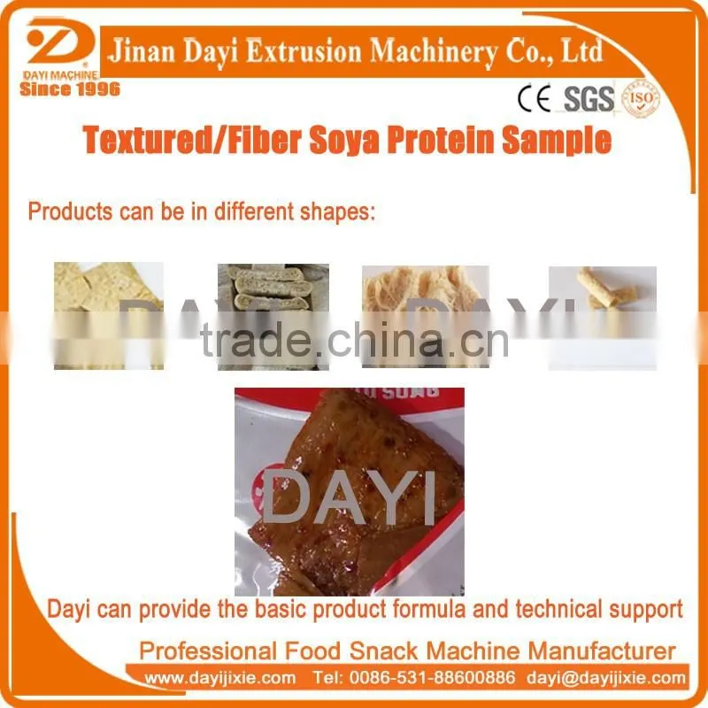 Soyabean Protein Food Extruder/Fiber Soyabean Protein Food Making Produciton Line/Soybean Textruder Protein Extruder