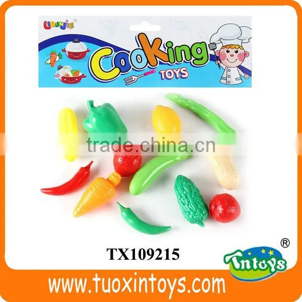 13 pcs cutting plastic vegetables and fruits toys