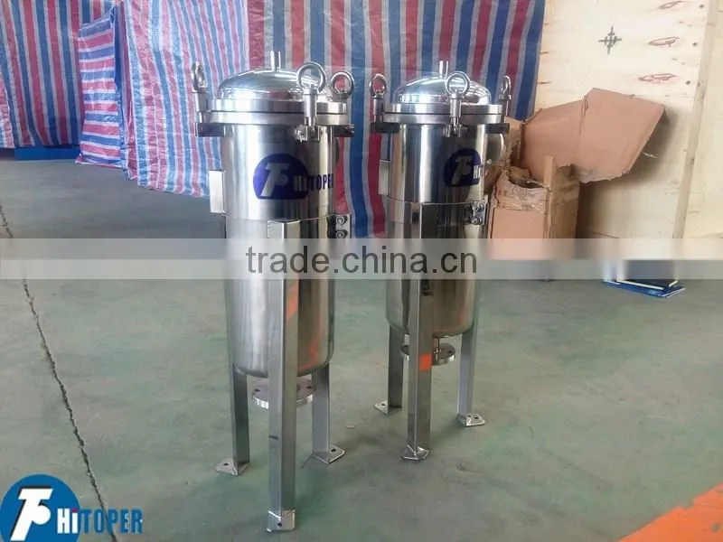 Vertical structure PP material bag water filter,China low price bag filter for export of high precise