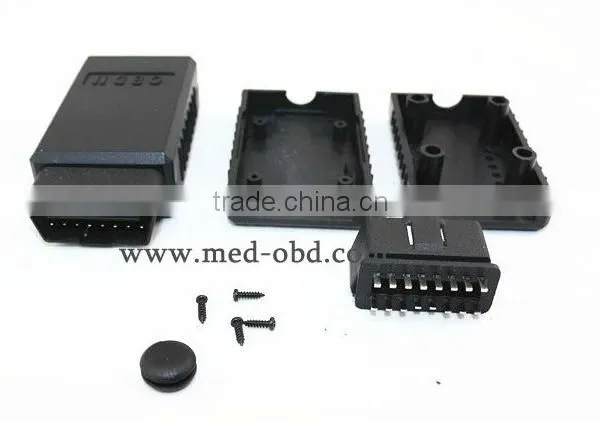 ELM327 OBD2 Connector J1962m Male Plug with Enclosure