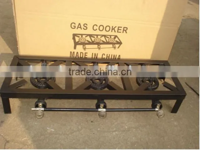China gas stove manufacturer top quality 2 burner cast iron gas cooker with wholesale price