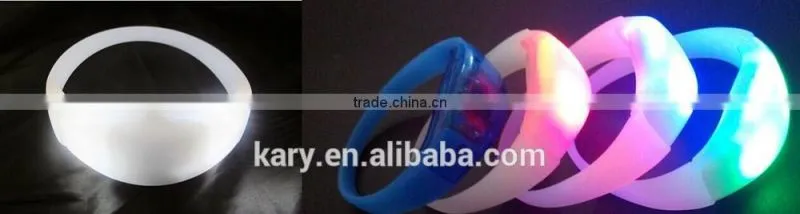 800meters Remote Controlled LED Flashing Bracelet