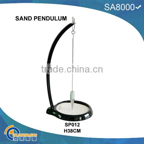 SP011,pit and sand pendulum crafts clever games fancy sand pendulum for decoratiom