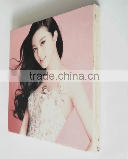 Personalized Wooden Painting UV Digital printing on wood Wooden Poster Card for Home Decoration