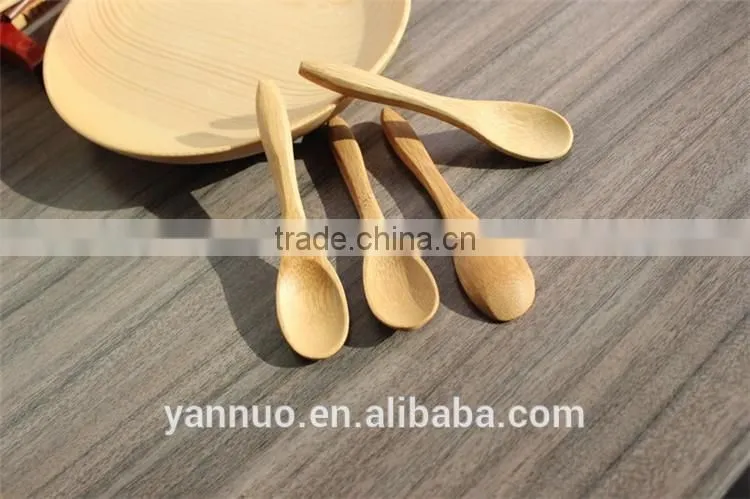 Natural Mini wood honey ice cream Spoon, Small Wooden Spoon