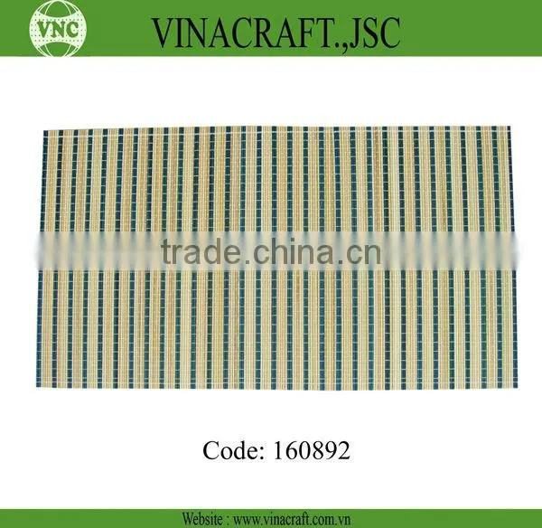 Round bamboo table mats