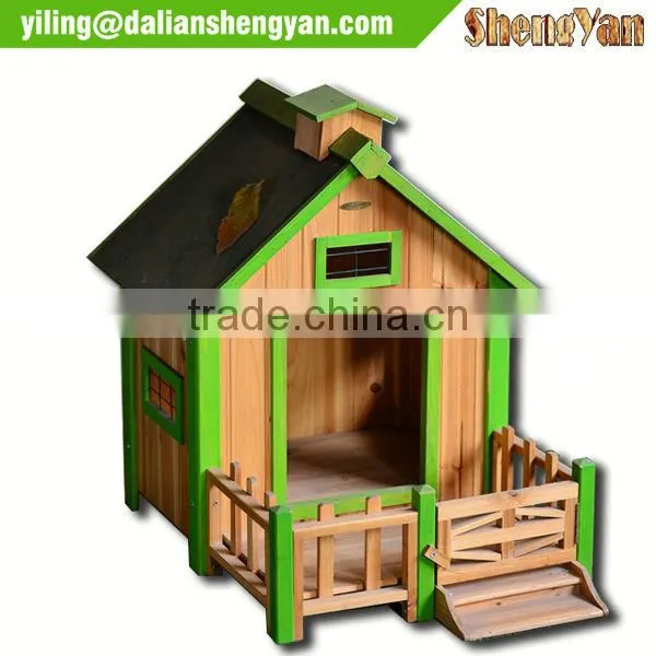 Cheap Simple Unfinished Sanded Outdoor Wood Dog Fence