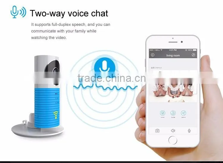 WiFi Wireless Monitoring CCTV Camera, Smart Mobile Control CCTV Baby/Pet Security Net Camera For Wholesale