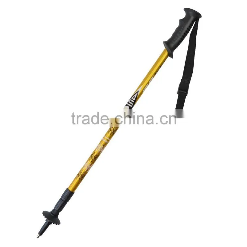 Aluminum trekking pole, PP handle, internal lock, 3 sections SZ15512