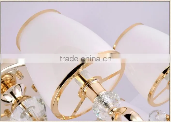M949 Momoda luxury Crystal contemporary living room bedroom golden lighting chandelier pendant lamp