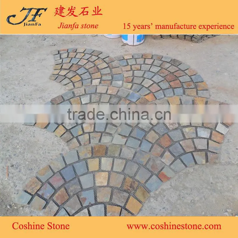 Popular interior decoration cheap slate tile designs