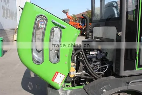 Hot sale 4WD mini 0.8ton 800KG HZM908 ZL08 wheel loader