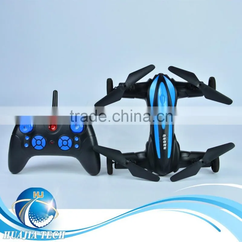 2 in 1,2.4G Multi-Functional RC Toys,RC Quadcopter & 4WD Stunt High Speed Racing Car