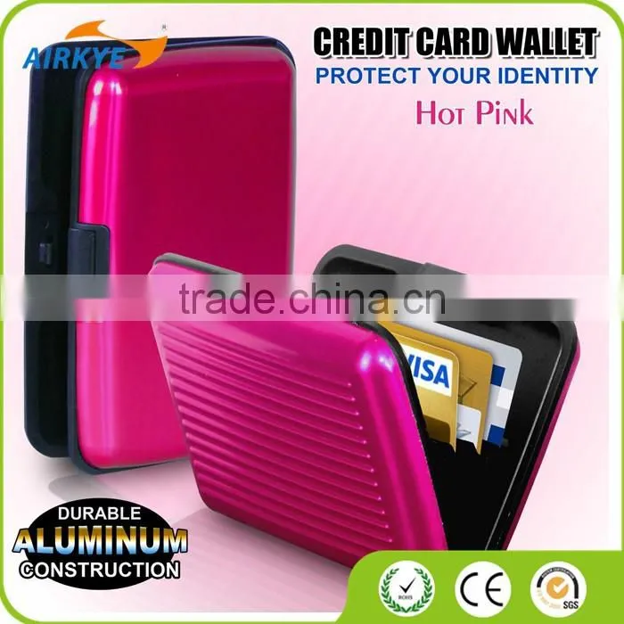 Aluminium Metal Pocket Business Credit Card Wallet Holder Case Box