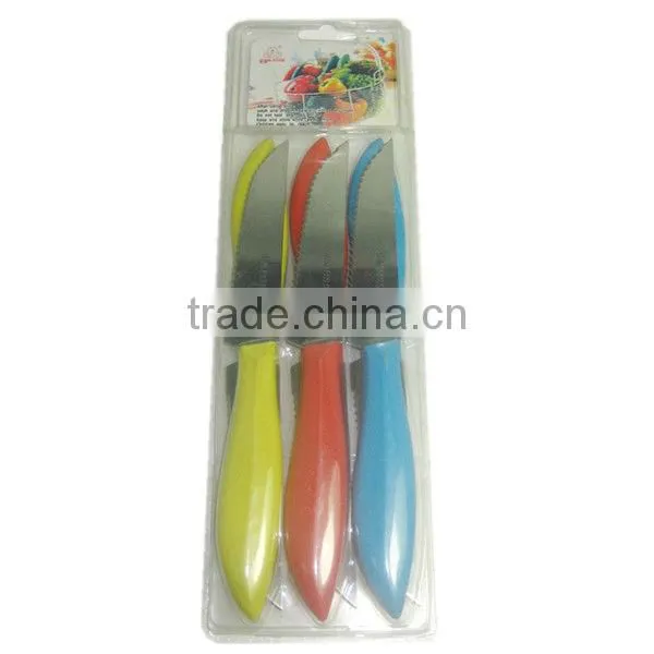 KN2005 6 pcs stainless steel fruit knife