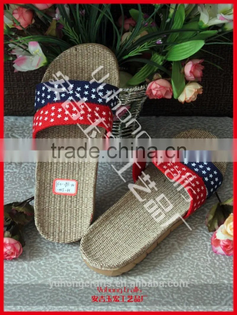 hot selling bamboo slippers for promotion