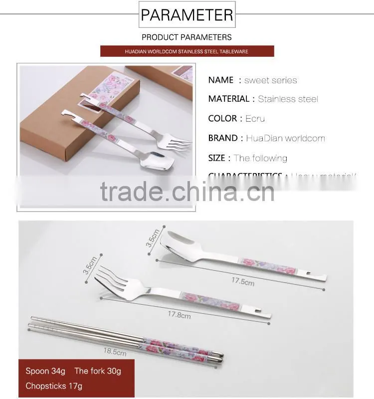 Unique Design Fork and Spoon Cutlery Set Party Decoration Gifts