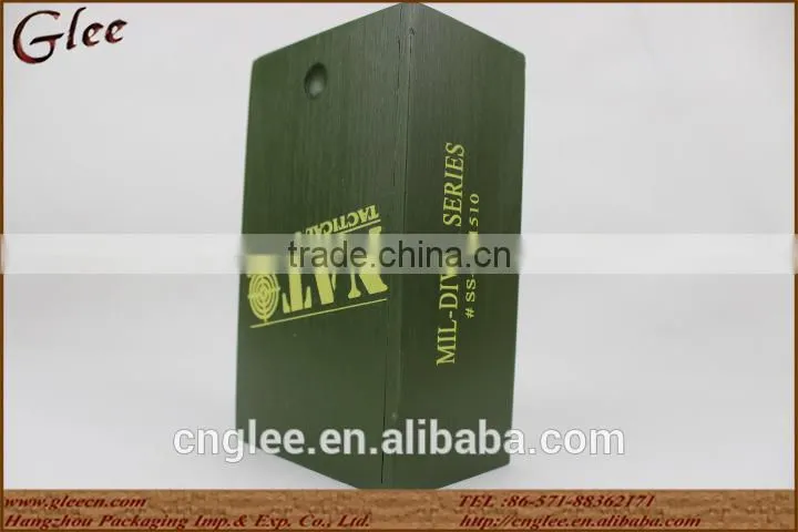 Elegant hot sale wooden watch packaging gift box