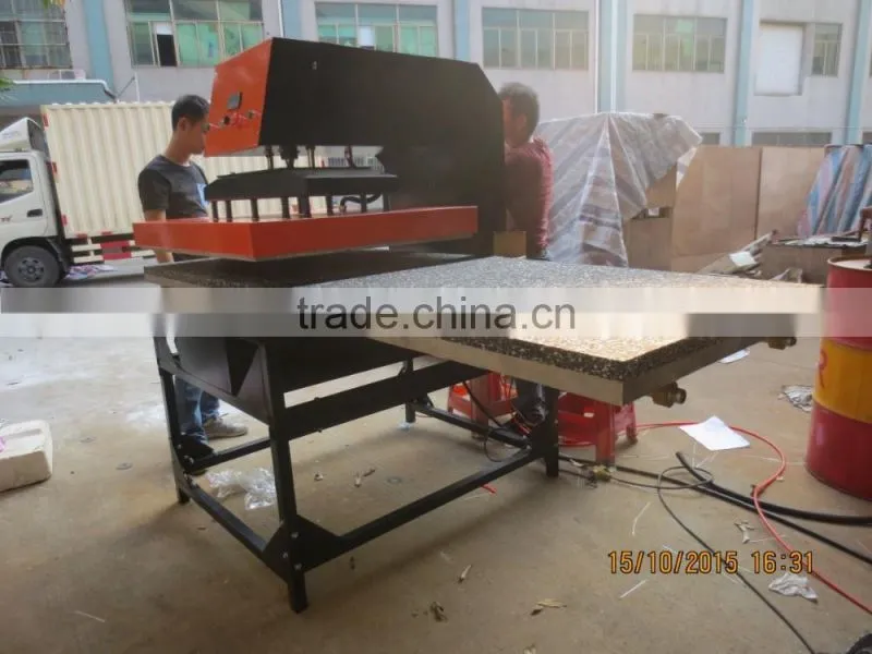 Air powered Pnuematic heat press machine 80*100cm, 100*120cm