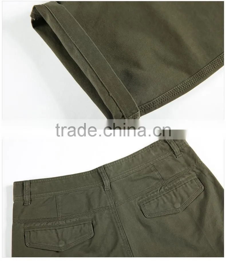 wholesale reflective mens cargo pants with side pockets