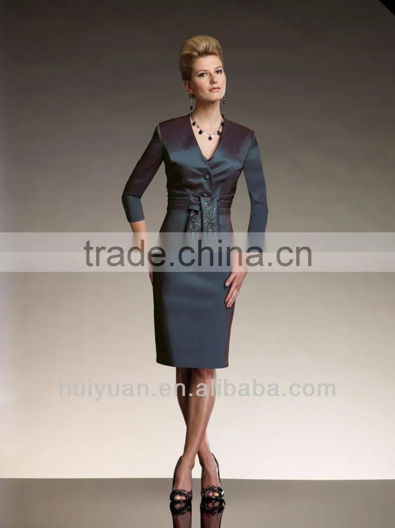 tea length mother of the bride jacket dress