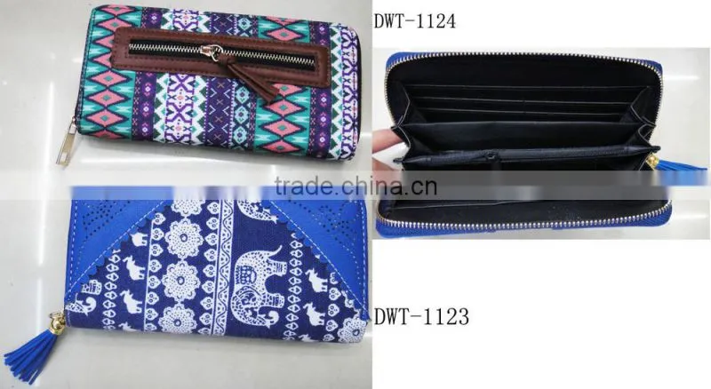 Lady new cotton canvas diversity hot wallet