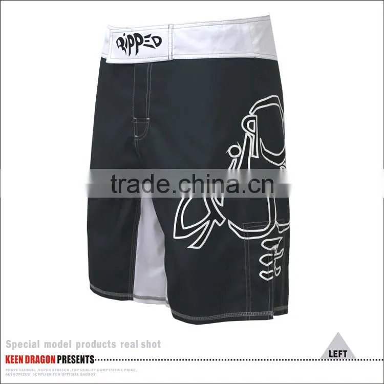 boxing shorts in polyester printed mma shorts men mma short
