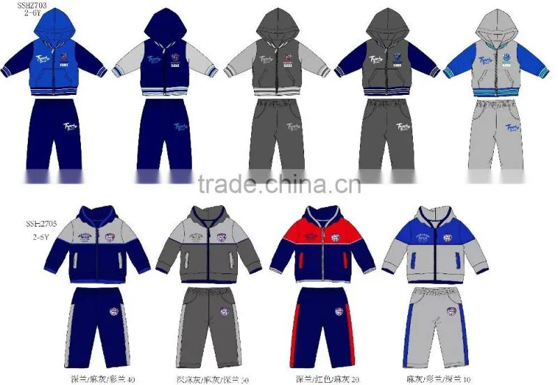 New style wholesale baby boy on coats winter set sweater design sweatshirt kid wear