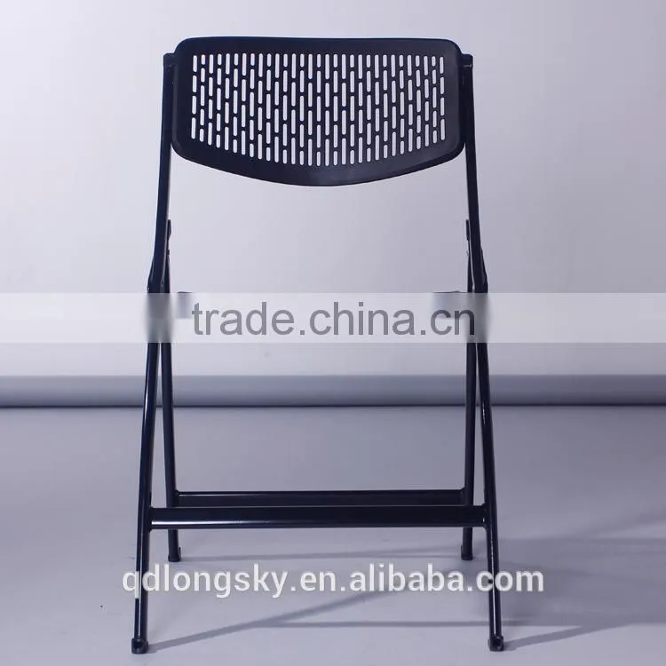 LS-4042 Hot Sale White Plastic Wedding Folding Chair Cheap Plastic Wedding Banquet Rental Folding Chair