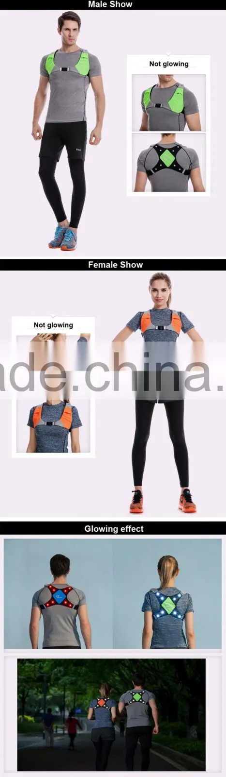 Cooling running jogging biking hiking night sports motorcycle vest