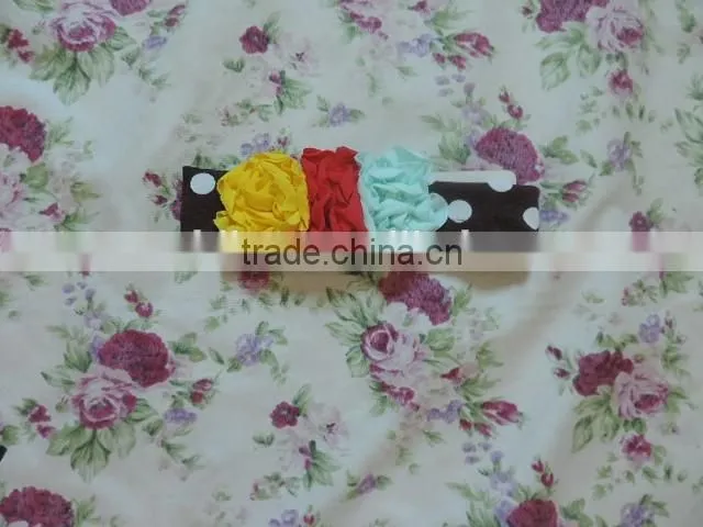 boutique baby girls fashion flower capitium white polka dot black belt yellow red sky blue cute flowers