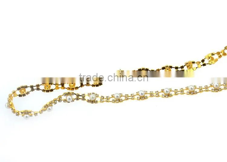 Factory Directly Hot Sell Pearl&Rhinestone Trimming