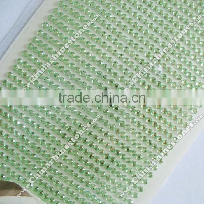 Car Self Adhesive Rhinestone sticker Acrylic rhinestone sticker decal 6MM rhinestone sticker