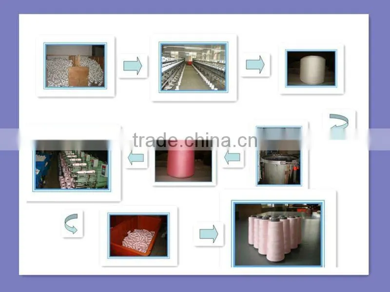 100% spun polyester sewing thread supplies