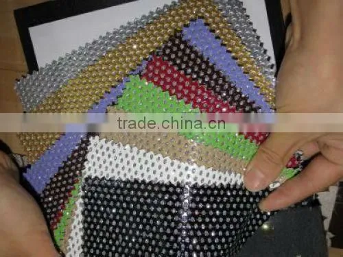 Guangzhou PVC punching glitter fabric for bag
