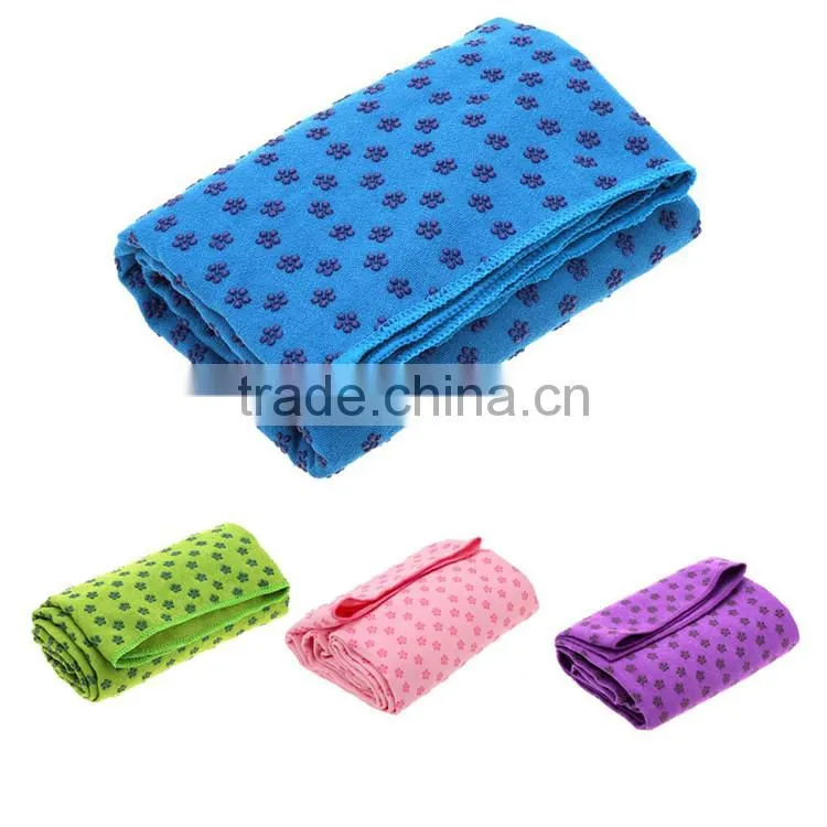 Yoga mat towel private label eco-friendly quick dry microfiber towel
