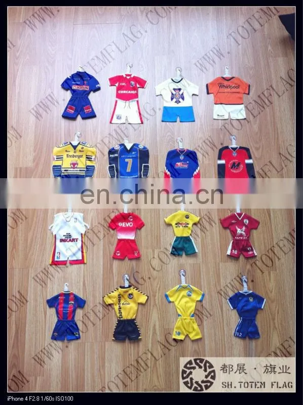 Printing polyester promotion gift car mini shirts
